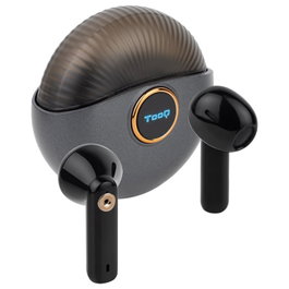 Tooq Snail TQBWH-0060G Auriculares Inalámbricos Gris/Negro